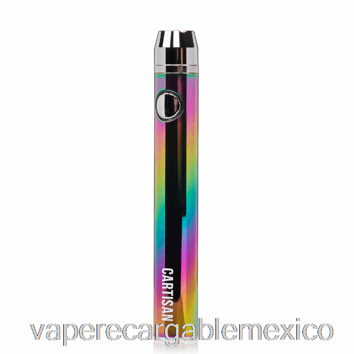 Vape Recargable Botón Carisano Vv 650 510 Batería Arco Iris